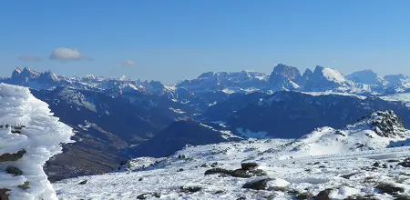 Der Winter-Premiumweg auf dem Rittner Horn