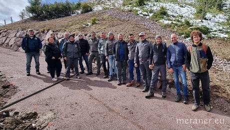 JÄHRLICHER AUSTAUSCH ÜBER LANDSCHAFTSPFLEGE AUF MERAN 2000
