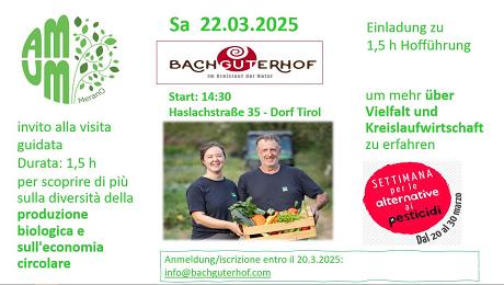 AmUM - Hofführung am Bachguterhof in Dorf Tiro