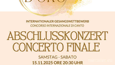 ARIA D’ORO 2025 – Meran wird zur Bühne für junge Gesangstalente