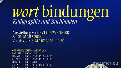 Wort Bindungen Kalligraphie und Buchbinden
