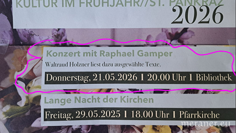 Einladung Gitarrenkonzert St. Pankraz